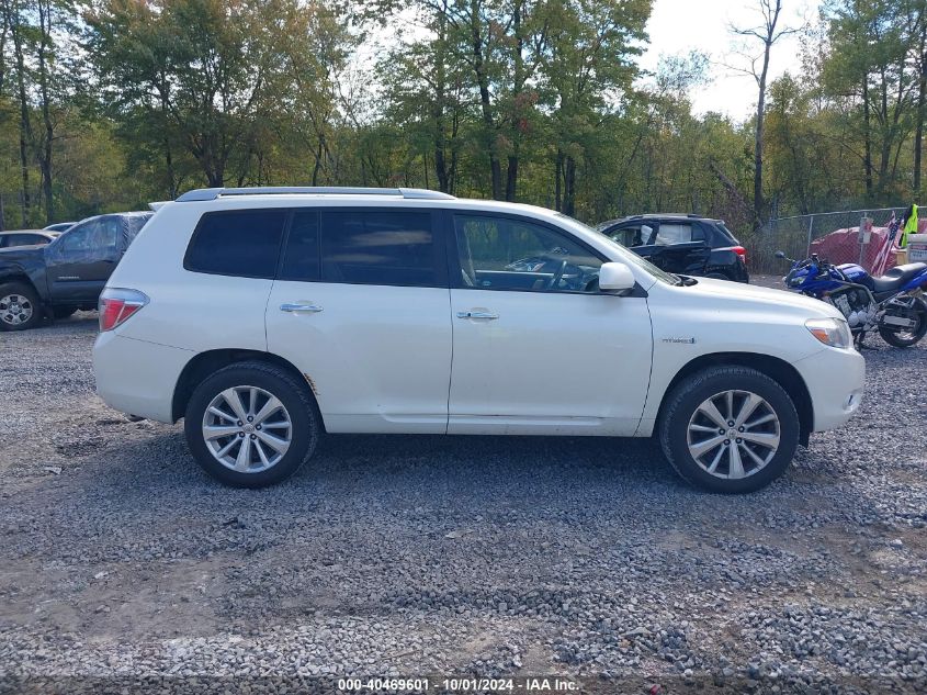 2008 Toyota Highlander Hybrid Limited VIN: JTEEW44A682003480 Lot: 40469601