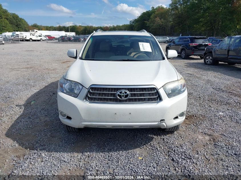 2008 Toyota Highlander Hybrid Limited VIN: JTEEW44A682003480 Lot: 40469601