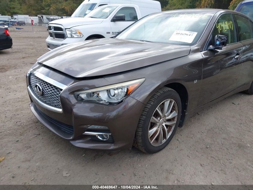 2014 Infiniti Q50 Premium VIN: JN1BV7AR6EM685026 Lot: 40469647