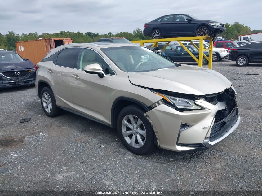 2016 Lexus Rx 350 VIN: 2T2BZMCA7GC048763 Lot: 40469673