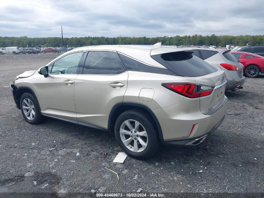 2016 Lexus Rx 350 VIN: 2T2BZMCA7GC048763 Lot: 40469673