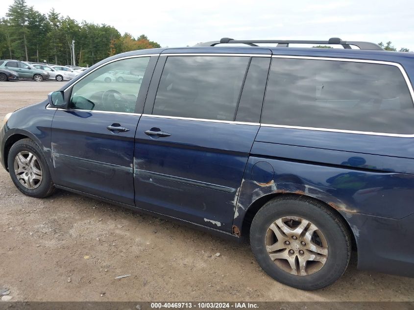 2006 Honda Odyssey Ex-L VIN: 5FNRL38766B076737 Lot: 40469713