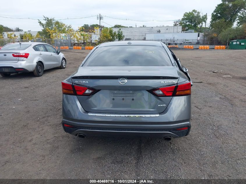 1N4BL4FW4KC158786 2019 Nissan Altima 2.5 Platinum