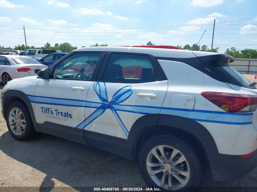 2022 Chevrolet Trailblazer Ls VIN: KL79MMS2XNB100729 Lot: 40469765