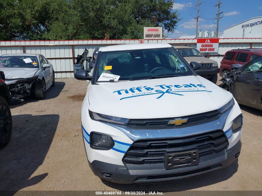 2022 Chevrolet Trailblazer Ls VIN: KL79MMS2XNB100729 Lot: 40469765