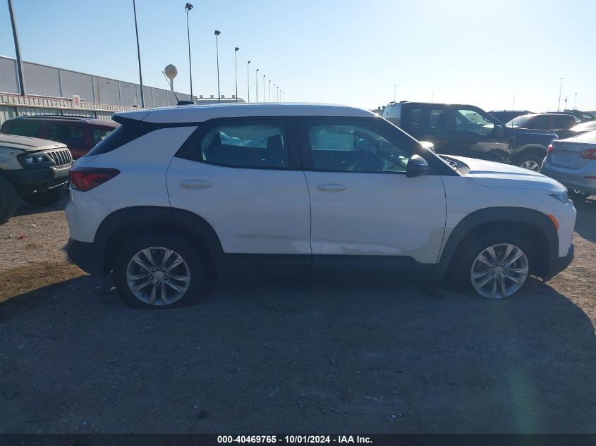 2022 Chevrolet Trailblazer Ls VIN: KL79MMS2XNB100729 Lot: 40469765