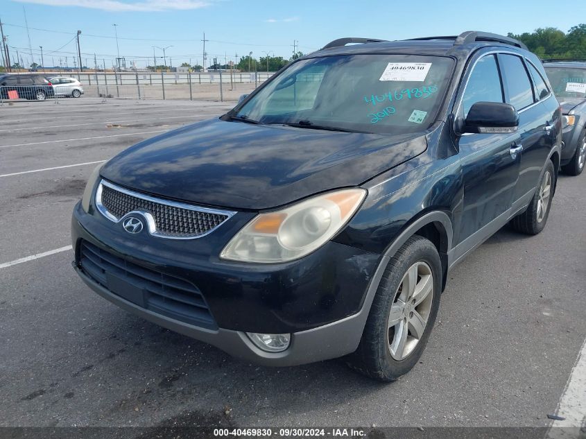 2010 Hyundai Veracruz Limited VIN: KM8NU4CC5AU122396 Lot: 40469830