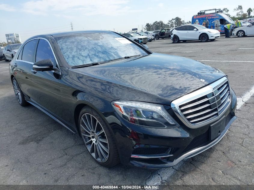 WDDUG8CB5GA211813 2016 MERCEDES-BENZ S CLASS - Image 1