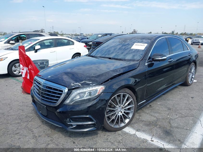 2016 Mercedes-Benz S 550 VIN: WDDUG8CB5GA211813 Lot: 40469844