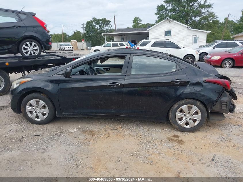 2016 Hyundai Elantra Se VIN: KMHDH4AE9GU490528 Lot: 40469853