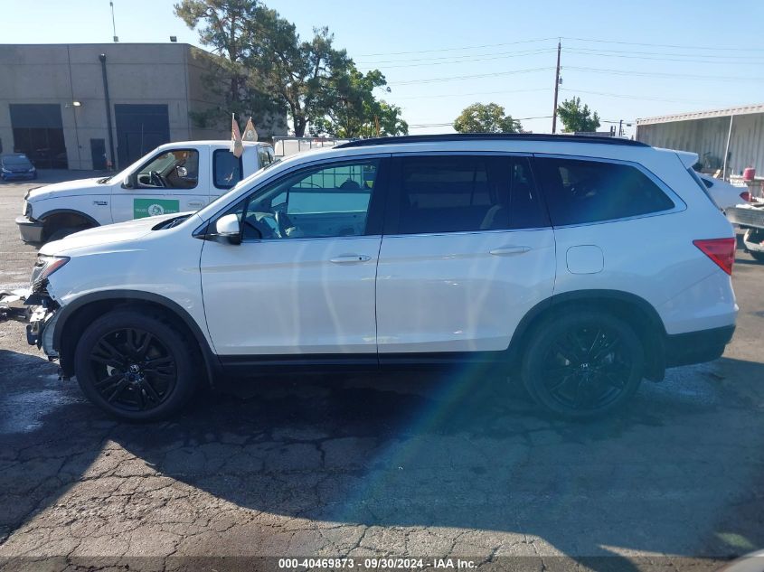 2022 Honda Pilot 2Wd Special Edition VIN: 5FNYF5H25NB035288 Lot: 40469873