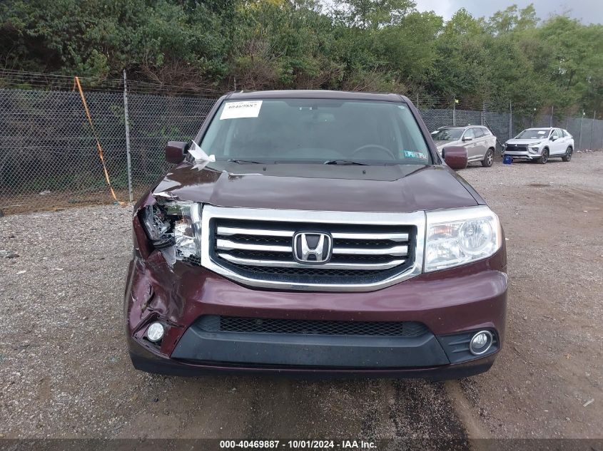 2015 Honda Pilot Ex-L VIN: 5FNYF4H5XFB070124 Lot: 40469887