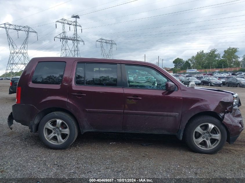 2015 Honda Pilot Ex-L VIN: 5FNYF4H5XFB070124 Lot: 40469887