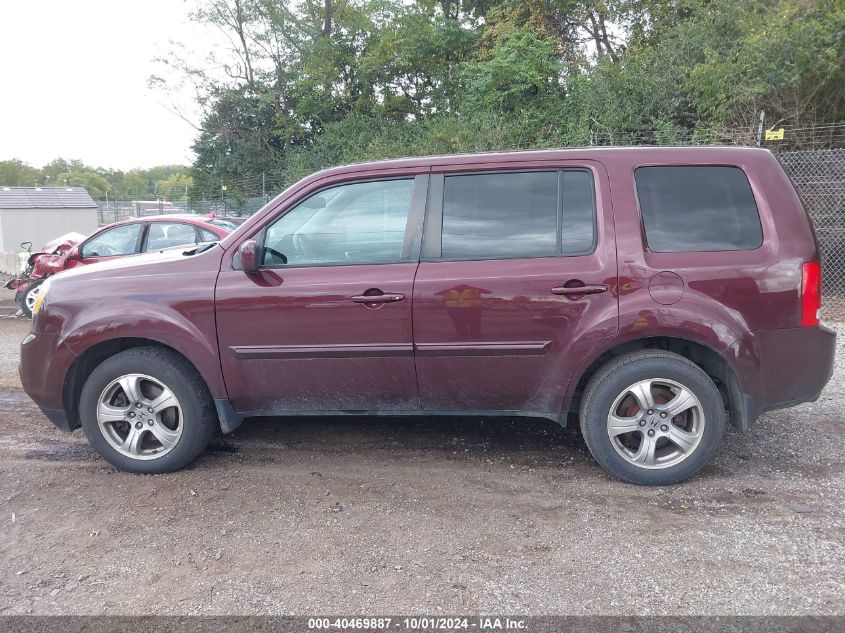 2015 Honda Pilot Ex-L VIN: 5FNYF4H5XFB070124 Lot: 40469887