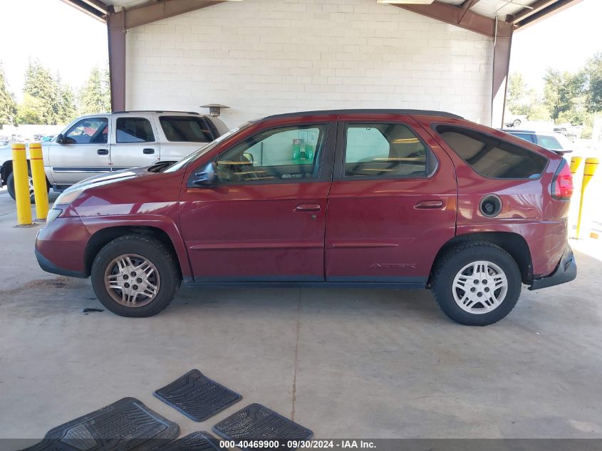 2004 Pontiac Aztek VIN: 3G7DA03E64S500828 Lot: 40469900