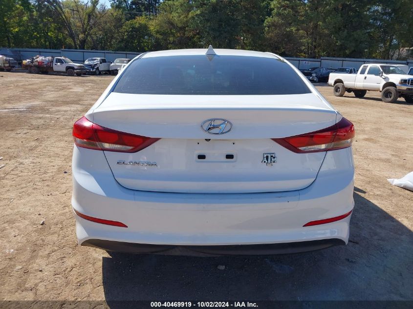 2018 Hyundai Elantra Value Edition VIN: 5NPD84LF6JH276799 Lot: 40469919