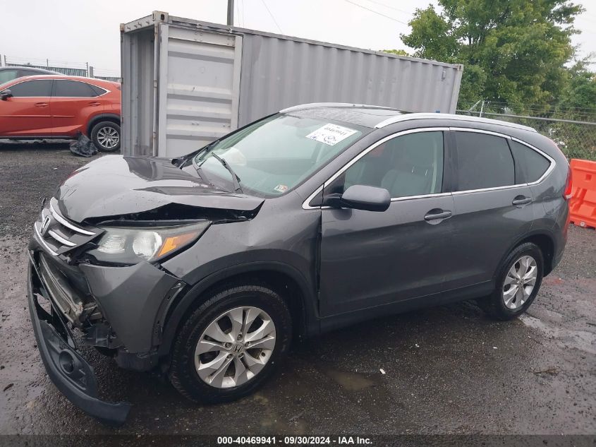 2014 Honda Cr-V Ex-L VIN: 2HKRM4H70EH667455 Lot: 40469941