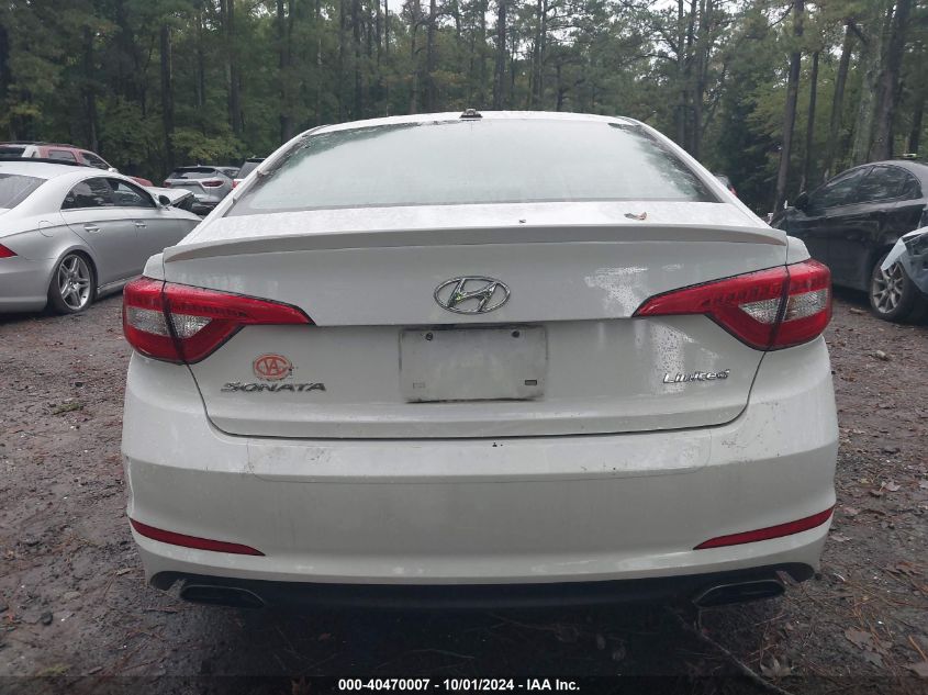 2017 Hyundai Sonata Limited VIN: 5NPE34AF8HH445169 Lot: 40470007