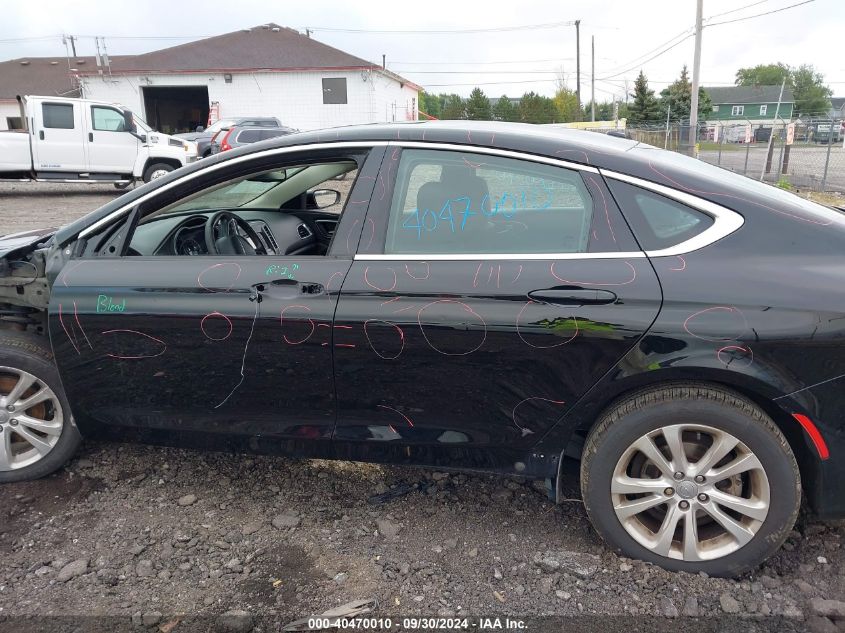 2015 Chrysler 200 Limited VIN: 1C3CCCAB4FN709519 Lot: 40470010