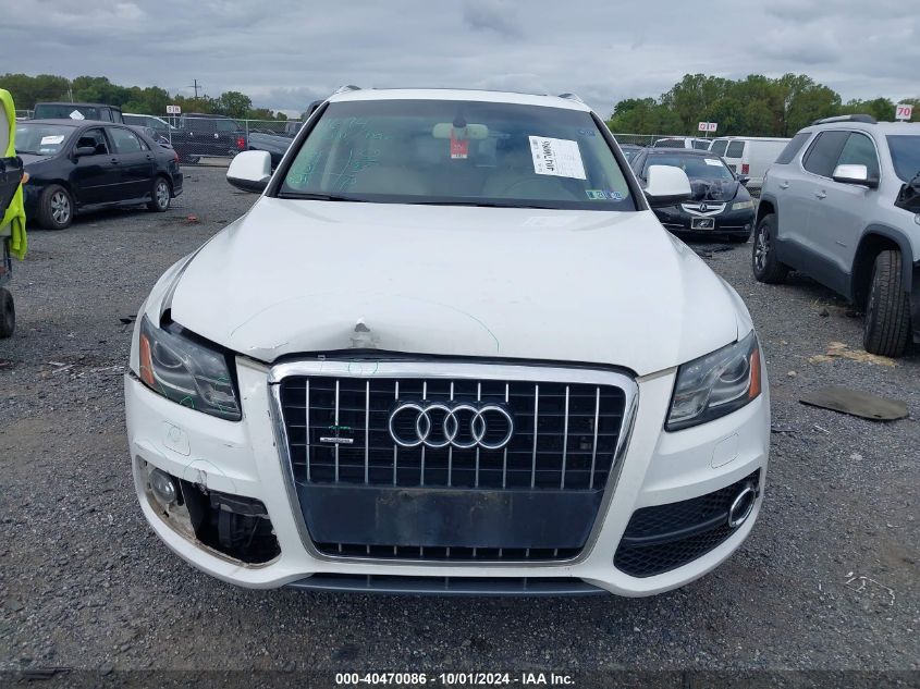 2012 Audi Q5 3.2 Premium Plus VIN: WA1DKAFP6CA068205 Lot: 40470086