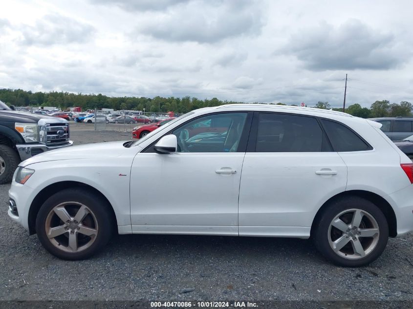 2012 Audi Q5 3.2 Premium Plus VIN: WA1DKAFP6CA068205 Lot: 40470086