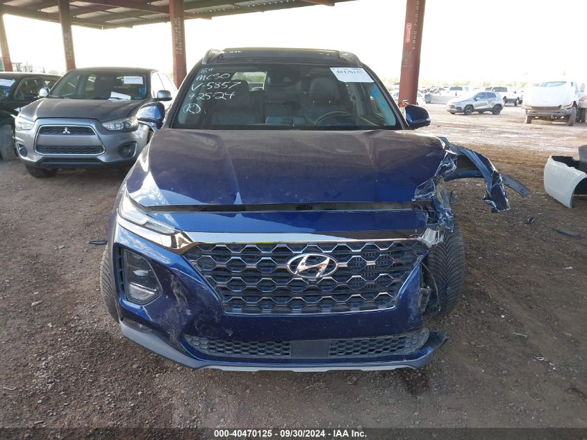 2020 Hyundai Santa Fe Limited/Ultimate VIN: 5NMS53AA9LH275857 Lot: 40470125