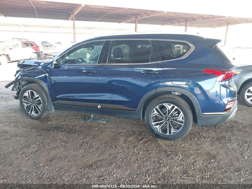 2020 Hyundai Santa Fe Limited/Ultimate VIN: 5NMS53AA9LH275857 Lot: 40470125