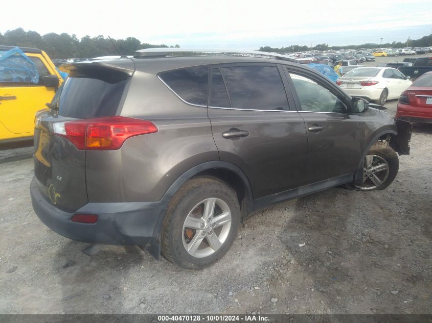 VIN 2T3ZFREVXDW067849 2013 Toyota RAV4, LE no.4