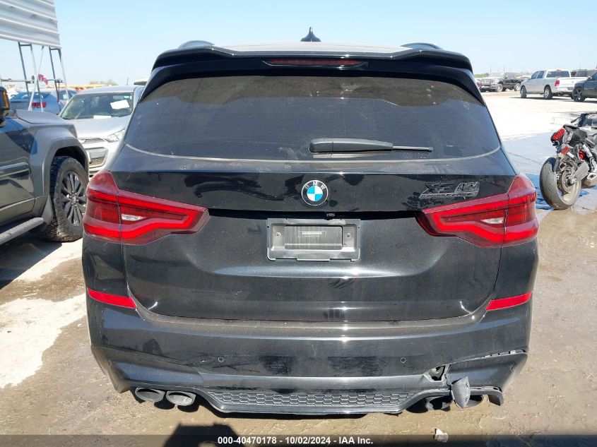 2021 BMW X3 M VIN: 5YMTS0C00M9F78260 Lot: 40470178