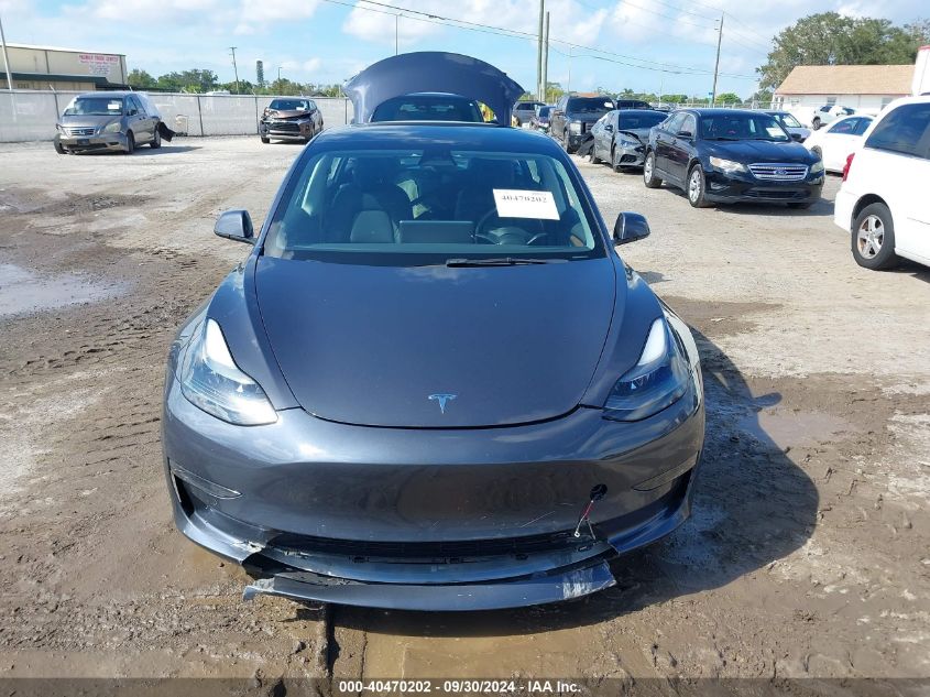 2022 Tesla Model 3 Long Range Dual Motor All-Wheel Drive VIN: 5YJ3E1EB0NF266982 Lot: 40470202