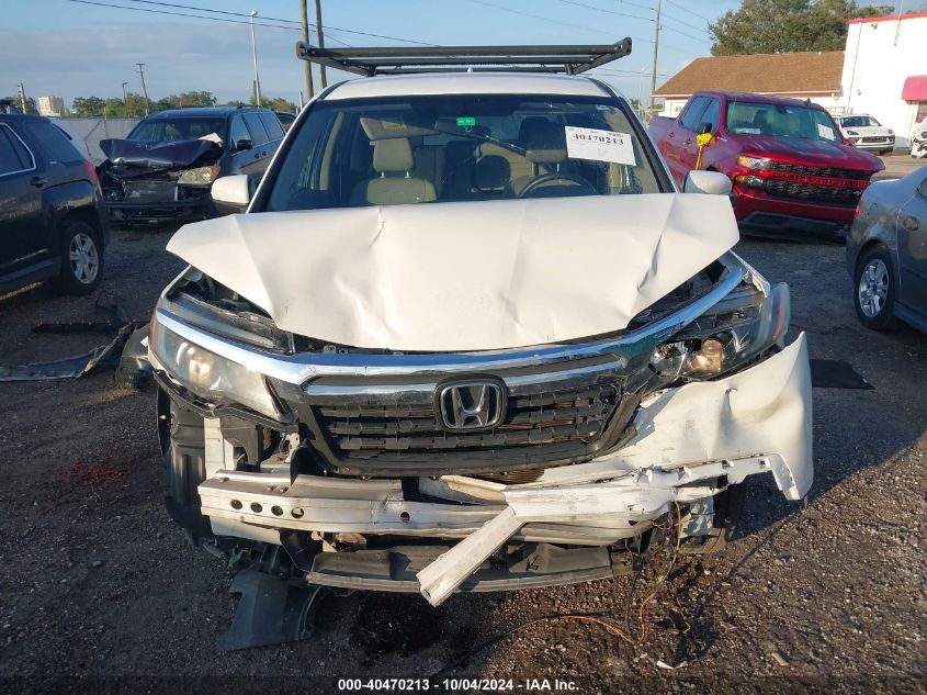 2017 Honda Ridgeline Rts VIN: 5FPYK3F46HB019911 Lot: 40470213