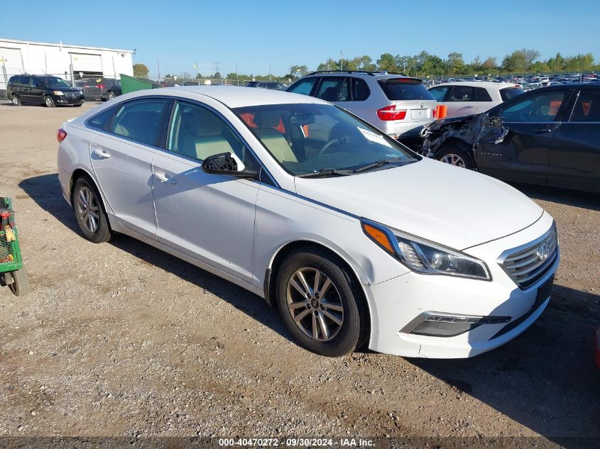 5NPE24AF9FH223496 2015 HYUNDAI SONATA - Image 1