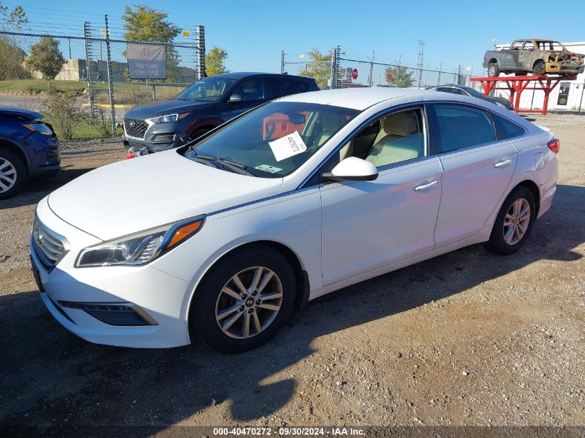 5NPE24AF9FH223496 2015 HYUNDAI SONATA - Image 2