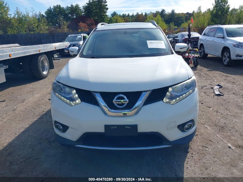 2016 Nissan Rogue Sl VIN: 5N1AT2MVXGC854916 Lot: 40470280