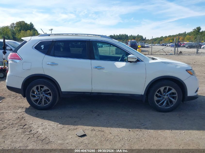 2016 Nissan Rogue Sl VIN: 5N1AT2MVXGC854916 Lot: 40470280