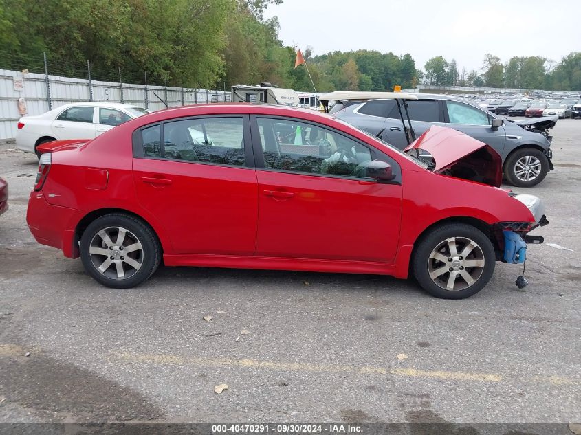 3N1AB6AP3CL773231 2012 Nissan Sentra 2.0 Sr