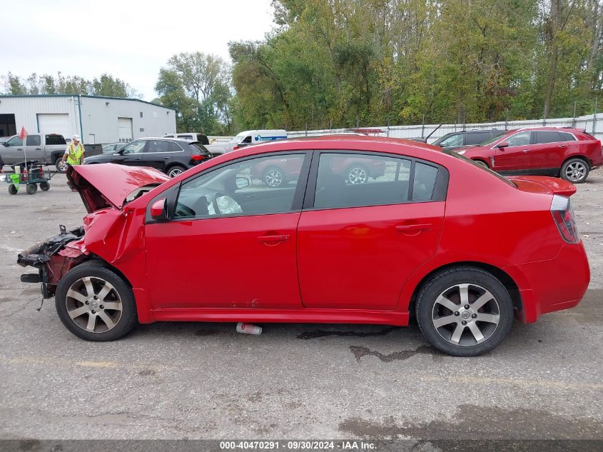 3N1AB6AP3CL773231 2012 Nissan Sentra 2.0 Sr