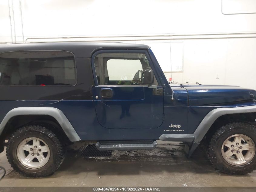 2004 Jeep Wrangler Unlimited VIN: 1J4FA49S44P786900 Lot: 40470294