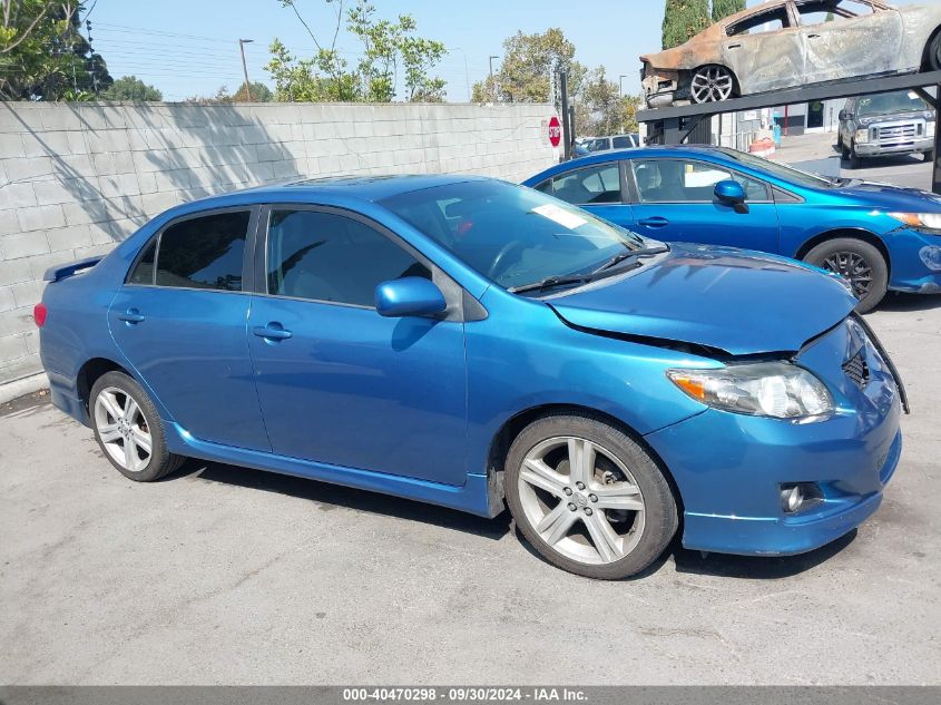 2009 Toyota Corolla Xrs VIN: 1NXBE40E89Z111118 Lot: 40470298