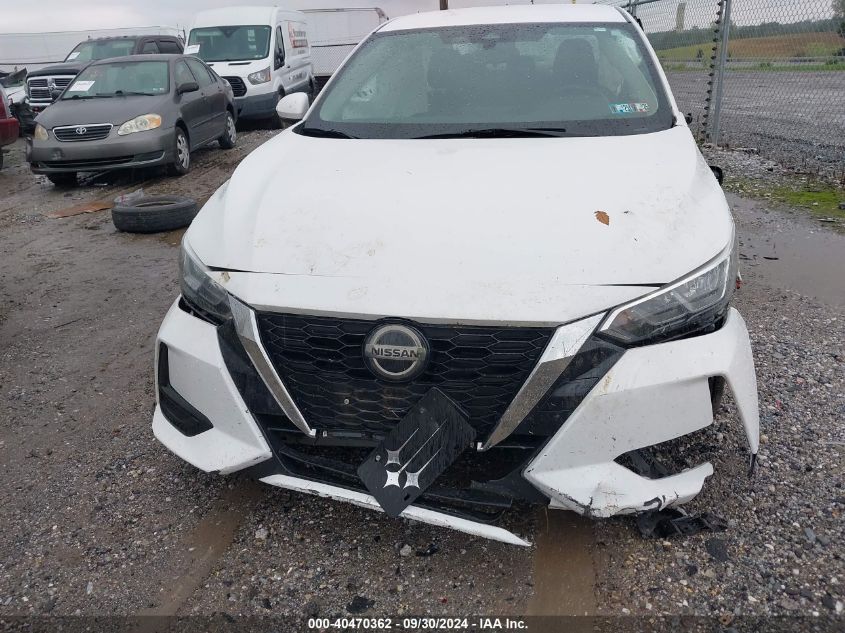 2020 Nissan Sentra S Xtronic Cvt VIN: 3N1AB8BV2LY216421 Lot: 40470362