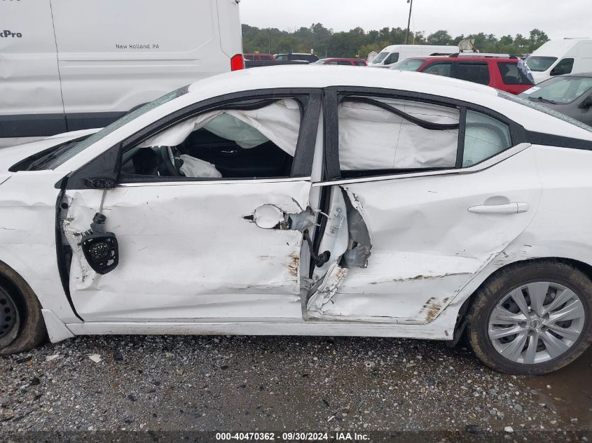 2020 Nissan Sentra S Xtronic Cvt VIN: 3N1AB8BV2LY216421 Lot: 40470362