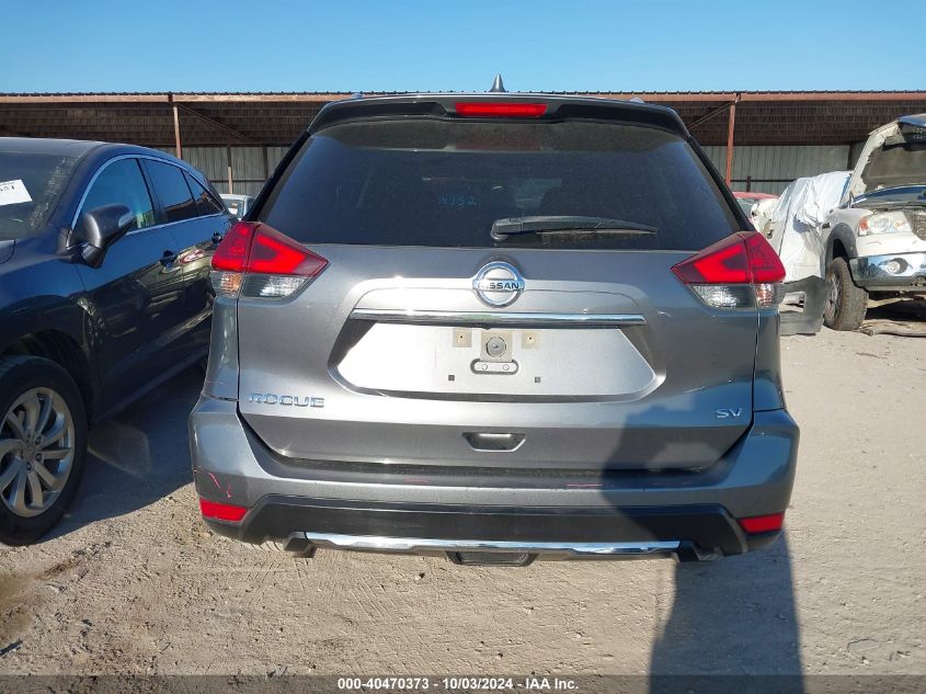 2018 Nissan Rogue Sv VIN: JN8AT2MT7JW450419 Lot: 40470373