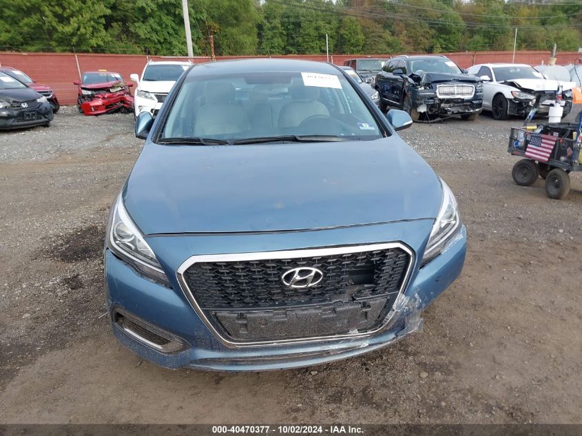 2016 Hyundai Sonata Hybrid Se VIN: KMHE24L14GA035474 Lot: 40470377