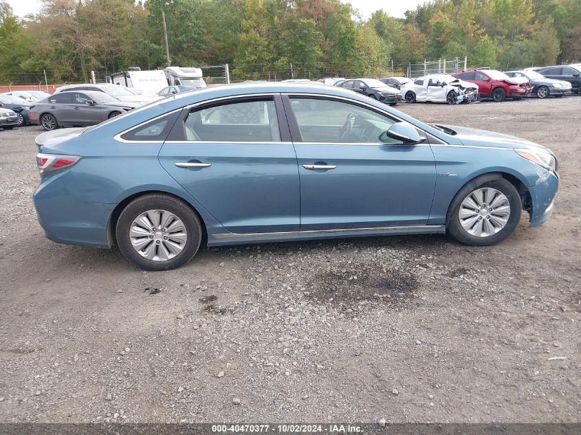 2016 Hyundai Sonata Hybrid Se VIN: KMHE24L14GA035474 Lot: 40470377