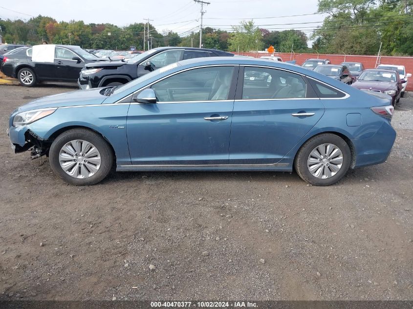 2016 Hyundai Sonata Hybrid Se VIN: KMHE24L14GA035474 Lot: 40470377