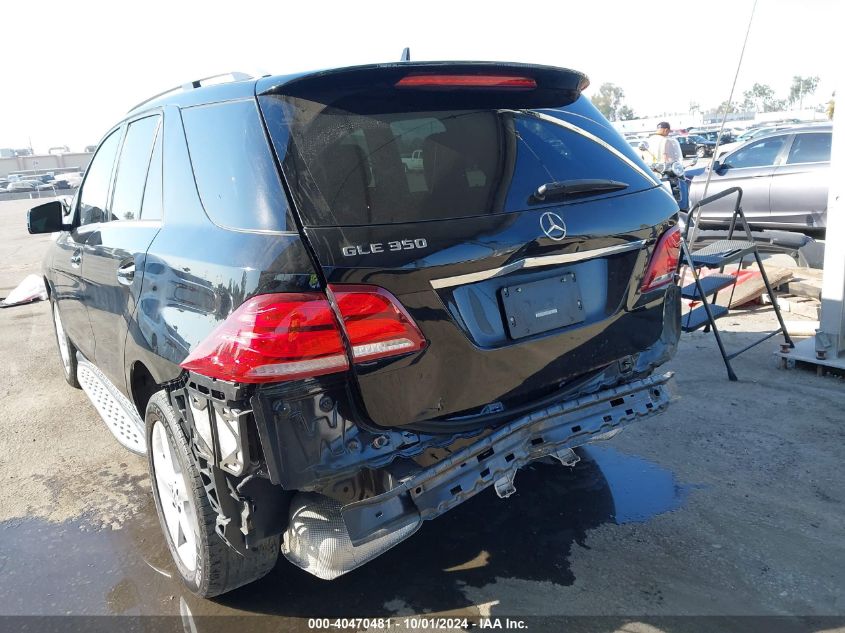 2018 Mercedes-Benz Gle 350 350 VIN: 4JGDA5JB2JB076879 Lot: 40470481