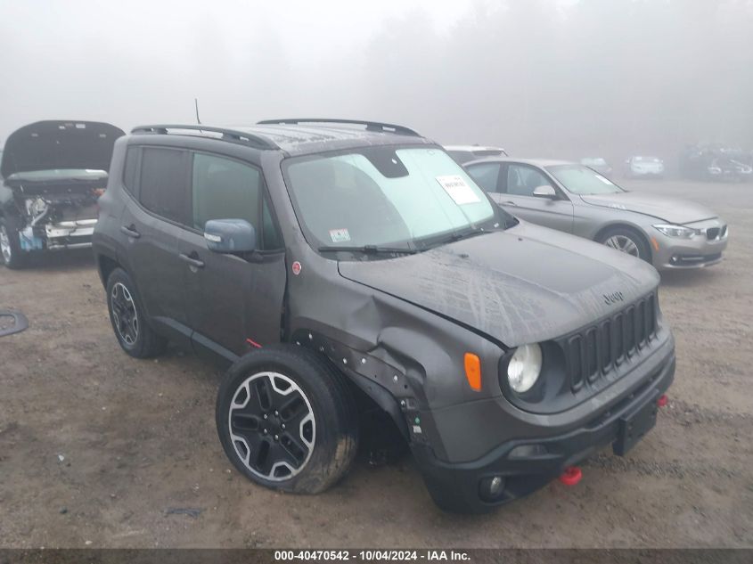 2016 Jeep Renegade Trailhawk VIN: ZACCJBCT4GPD69752 Lot: 40470542