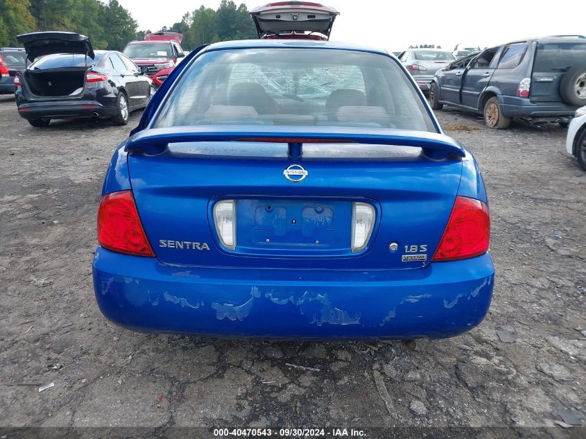 3N1CB51DO6L533003 2006 Nissan Sentra 1.8S