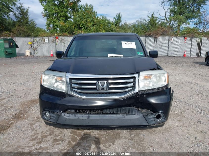 2012 Honda Pilot Ex-L VIN: 5FNYF4H57CB054877 Lot: 40470551