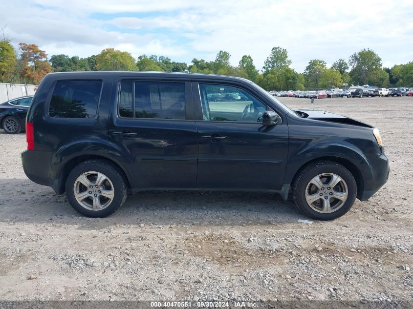 2012 Honda Pilot Ex-L VIN: 5FNYF4H57CB054877 Lot: 40470551